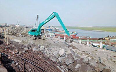 ナガルバリ川の港：プロジェクトは1年間遅れ、費用はTk40crを超える