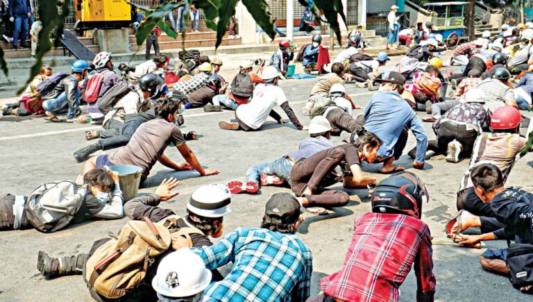 ミャンマーでのクーデター防止デモ：治安部隊が38人の抗議者を殺害