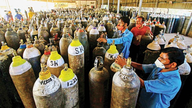 Covidの酸素不足::インドは産業目的での酸素供給を禁止している