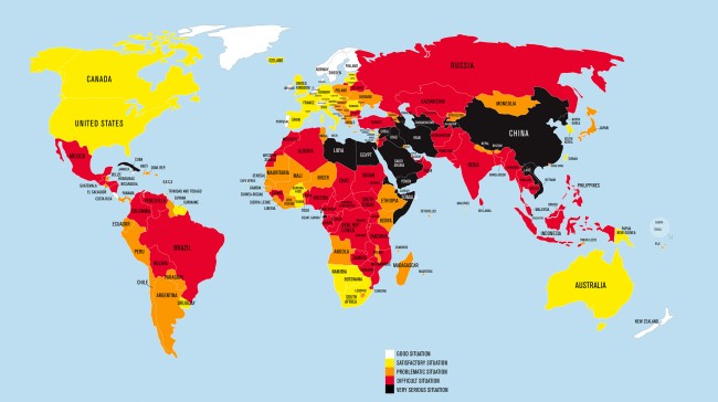 報道の自由の日：アジア太平洋地域における報道の自由の200件の違反