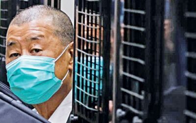 次のデジタル株は停止し、投獄された所有者のライは違法な香港議会に有罪を認める