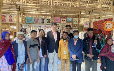 日本大使 難民キャンプ訪問