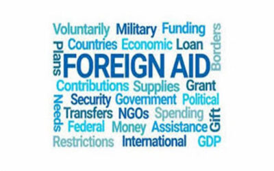 対外援助支出鈍化