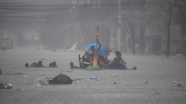 台風ガエミによりフィリピンの労働と市場取引が停止