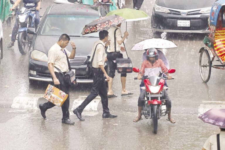 国土の大部分で小雨から中程度の雨が降る