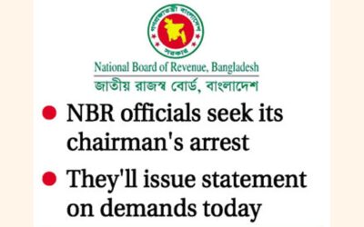 NBR、現地事務所での抗議活動