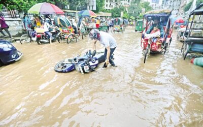 雨が街の暑さを和らげる