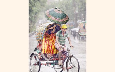 豪雨で市内が浸水