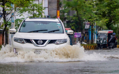 5億2300万タカが費やされたが、雨が降るたびに街は水没する