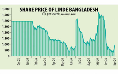 リンデ・バングラデシュ、利益が30倍に増加