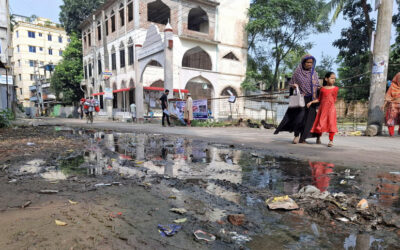 地元住民は適切な排水を要求