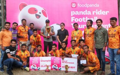 「foodpanda」がライダーパートナー向けに終日サッカートーナメントを開催