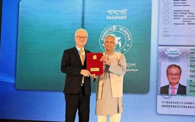ソン・キハク氏に名誉市民の称号が授与される