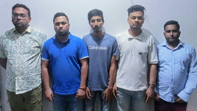 元大臣のグルシャン邸宅でBCLとユボ連盟の5人が逮捕される