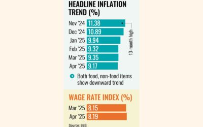 4月のインフレ率はわずかに低下し、9.17%
