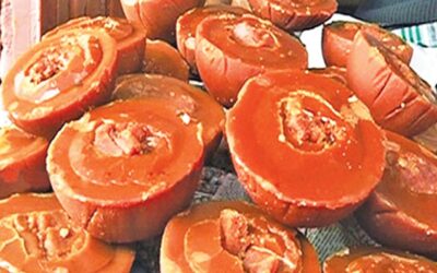 伝統的な糖蜜製造は今も盛んに行われている