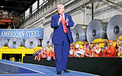 トランプ大統領は鉄鋼とアルミニウムの関税を50％に倍増させると述べた