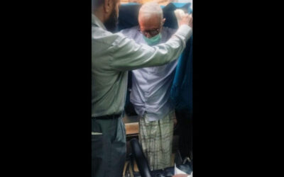 アブドゥル・ハミド、タイでの治療を終えて帰国