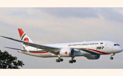 イスラエルの攻撃でイランの空域が閉鎖されたため、ビーマン航空は飛行経路を変更