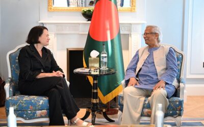 英国インド太平洋担当政務次官のキャサリン・ウェスト氏は、首席顧問のムハマド・ユヌス教授に電話した。