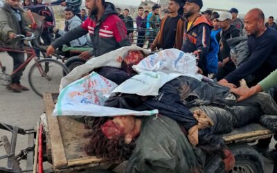 イスラエル、ガザ地区の米国支援支援拠点でパレスチナ人数十人を殺害