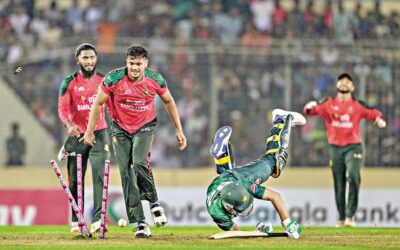タイガースが初のT20Iでパキスタンを圧倒