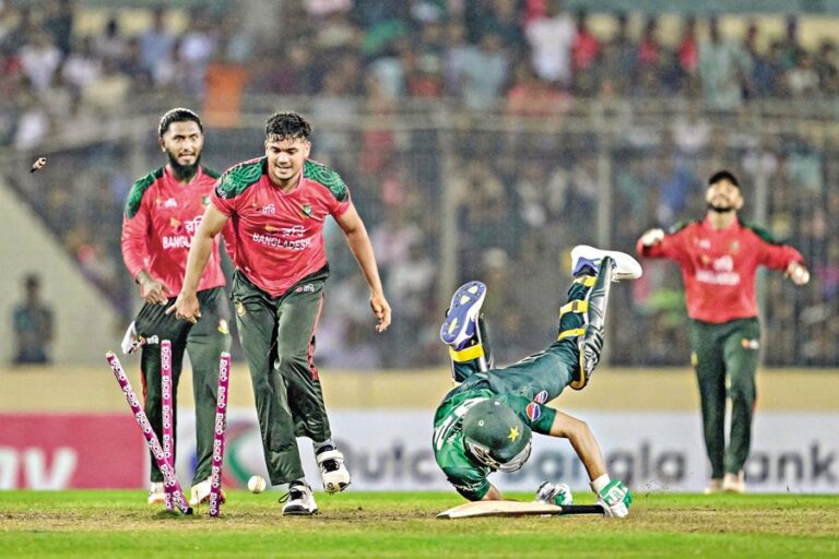 タイガースが初のT20Iでパキスタンを圧倒