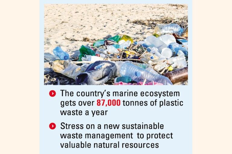 海洋生態系を脅かすプラスチック汚染