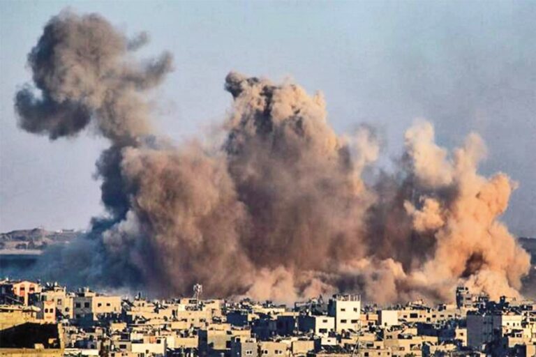 イスラエルの攻撃で6人が死亡、ガザの民間防衛が発表