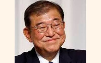 日本の首相を巡る厳しい世論調査