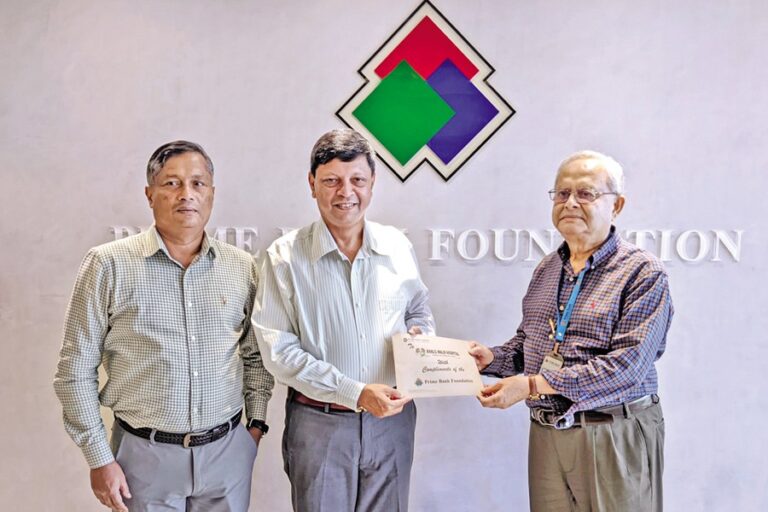 プライムバンク財団ががん治療に資金提供