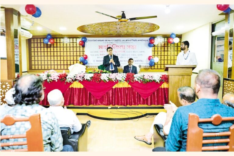 ICBがシレットで投資家との意見交換会を開催