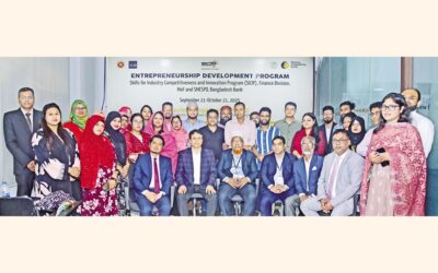 ベンガル商業銀行が「起業家育成プログラム」の研修を主催