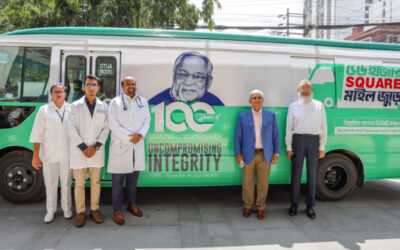 スクエアグループが貧困層向けの移動病院を開設