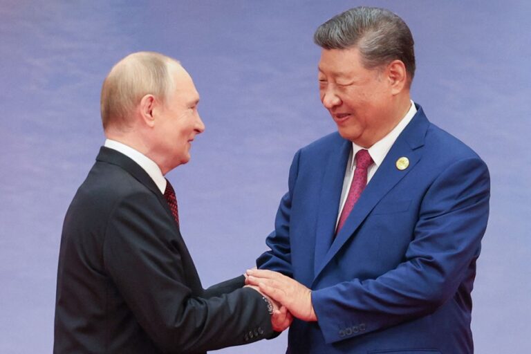 プーチン大統領と20カ国の首脳が中国との首脳会談に出席