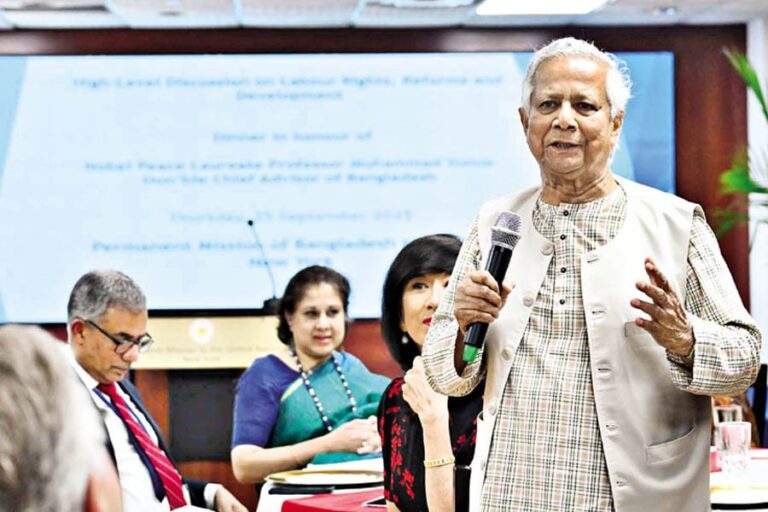 ユヌス博士、労働改革を約束、外国投資の誘致に着手