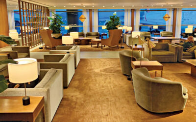 世界で最も贅沢なラウンジの内部