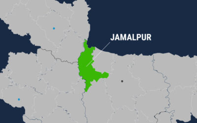 ジャマルプルで走行中の列車から転落し乗客が死亡