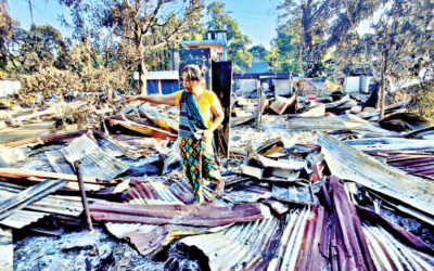 傷ついたラメス・バザールの不気味な静けさ