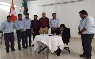 産学連携 ネスレがスリープール工場にBUETチームを派遣