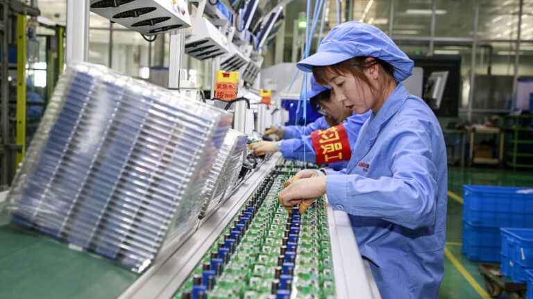 中国の製造業、5カ月連続で縮小