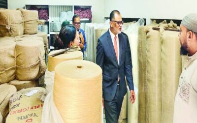 政府はジュート製品の世界市場へのアクセス拡大に取り組んでいる