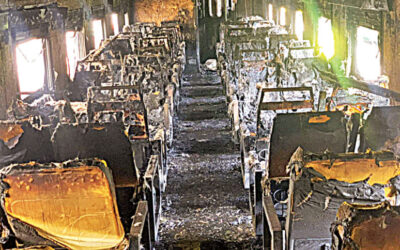 では、モハンガンジ・エクスプレスに火をつけたのが誰ですか?