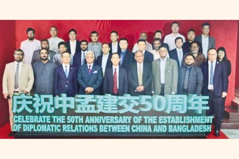 BDと中国、外交関係樹立50周年を記念し協力強化を誓う