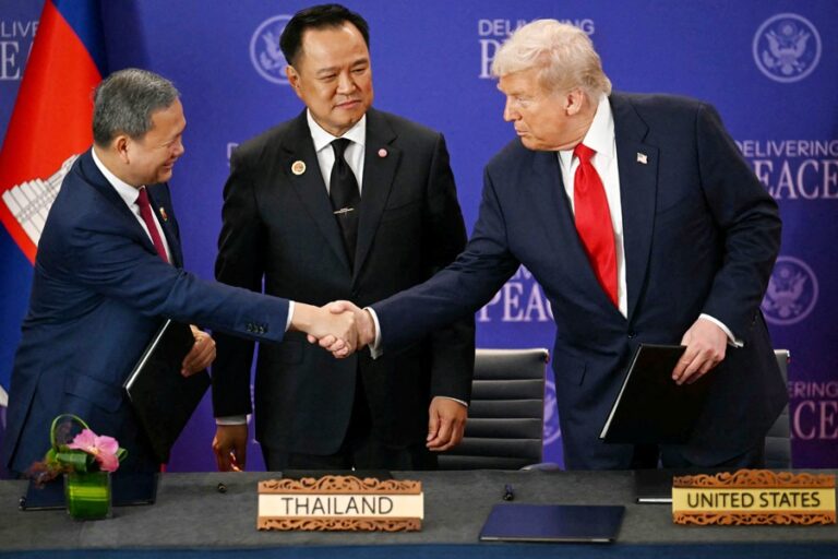 カンボジアとタイ、拡大停戦に署名