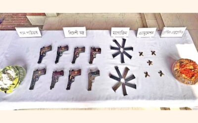 空港鉄道駅で銃器と弾薬が押収される