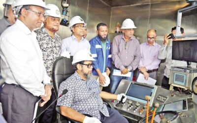 ハビガンジガス田の改修作業が開始