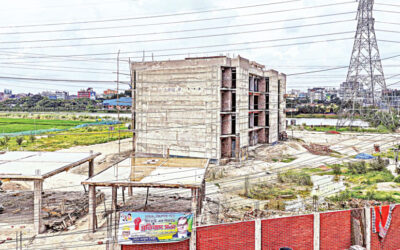 BADCが貯水池に実験室を建設