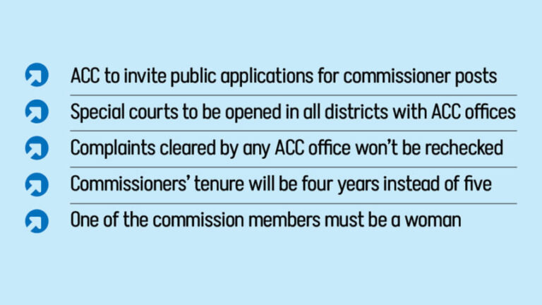 ACCは政府関係者を訴えるのに承認を必要としない