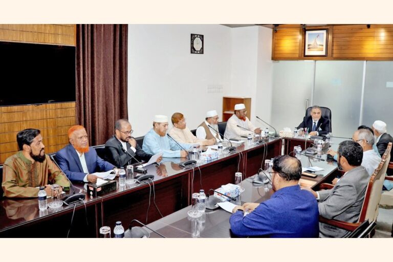 バングラデシュ・ジャマーアト・エ・イスラミ代表団との会談